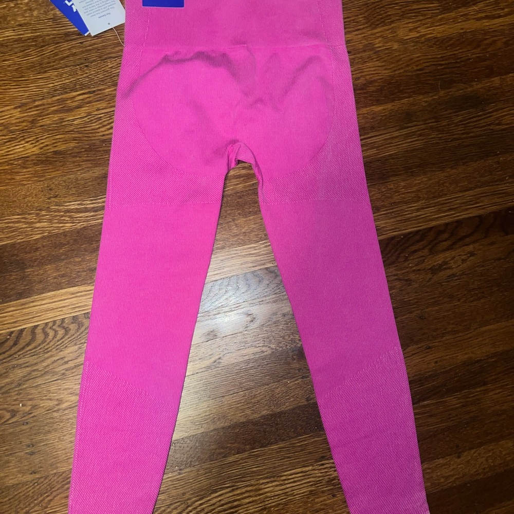 Joyfolie Pink Leggings High-Waisted Stretchy Performance